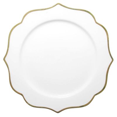 Image of Trieste With Gold Band Dinner Plate